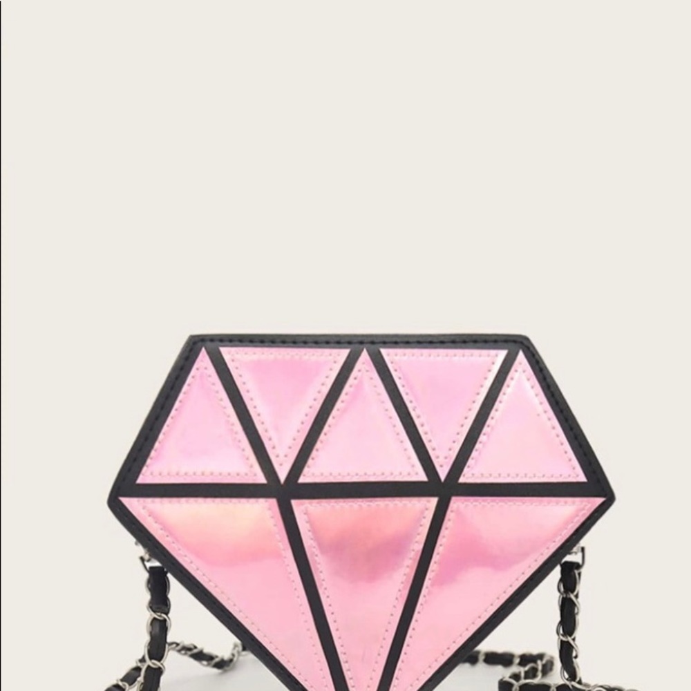 Diamond crossbody purses.